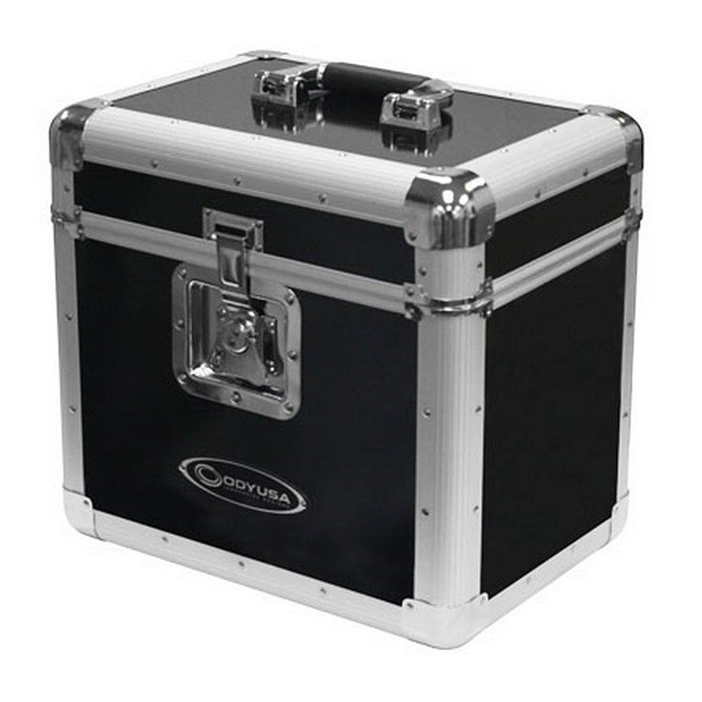 Stackable Record Case, Aluminum CD Box