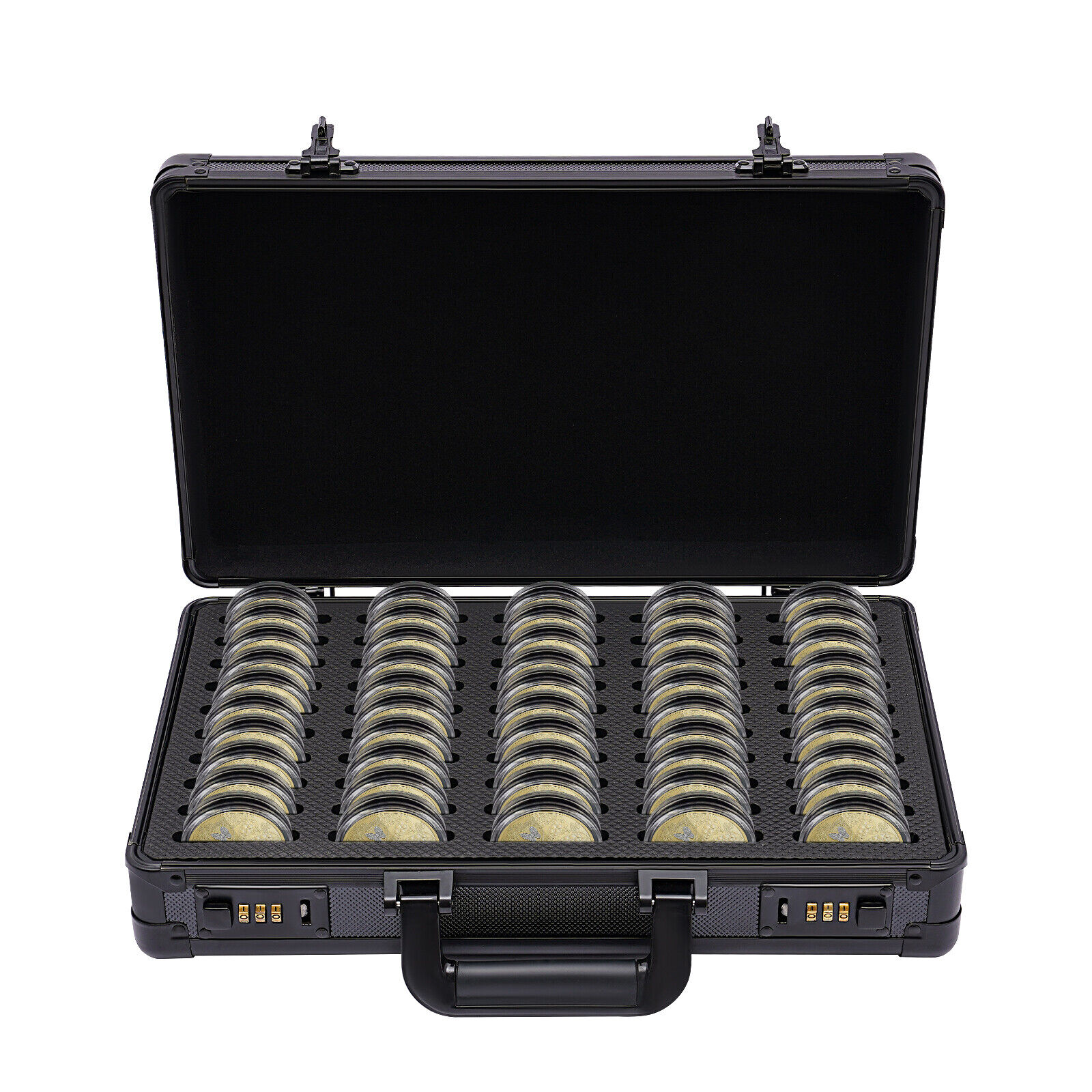 Coin Slab Case Storage Box Case Fit for 50 Coin Slabs Case Box Coin Holder Coin Collection Supplies