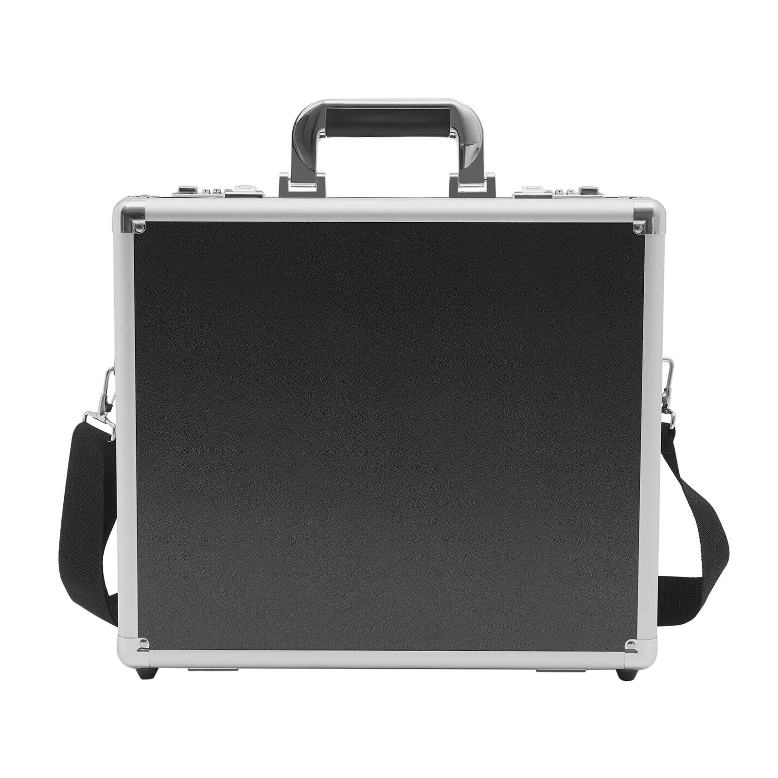 Aluminum Laptop Briefcase Mens Business Storage Boxes Hard Carry Case Black