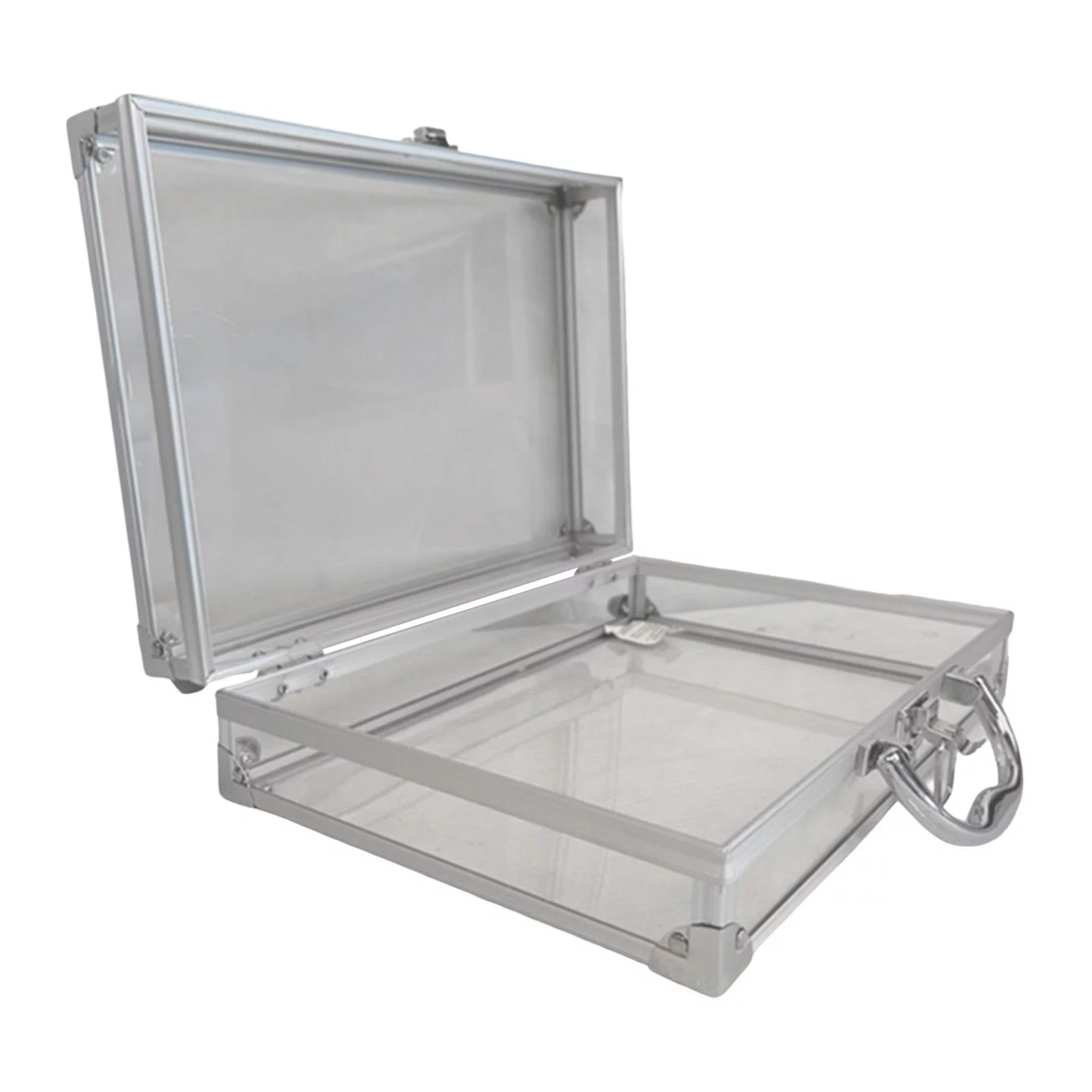 Travel Cosmetic Case Aluminum Alloy Carrying Case Accessories Salon Home Use with Latch Toiletry Organizer Box Makeup Travel Case for Women