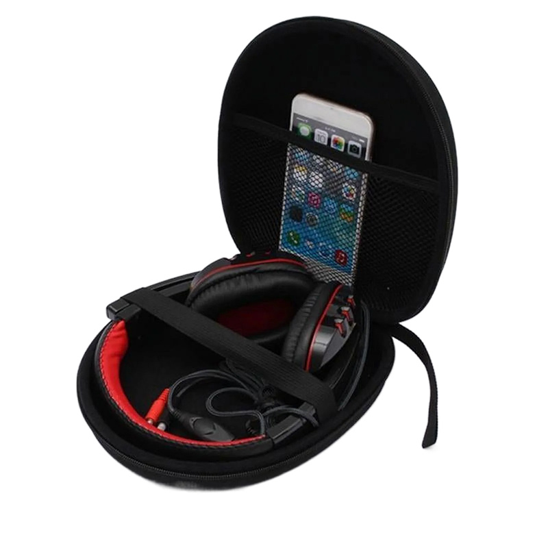 Portable Eva Carrying Hard Case Bag Storage Box For Earphone Headphone Headset
