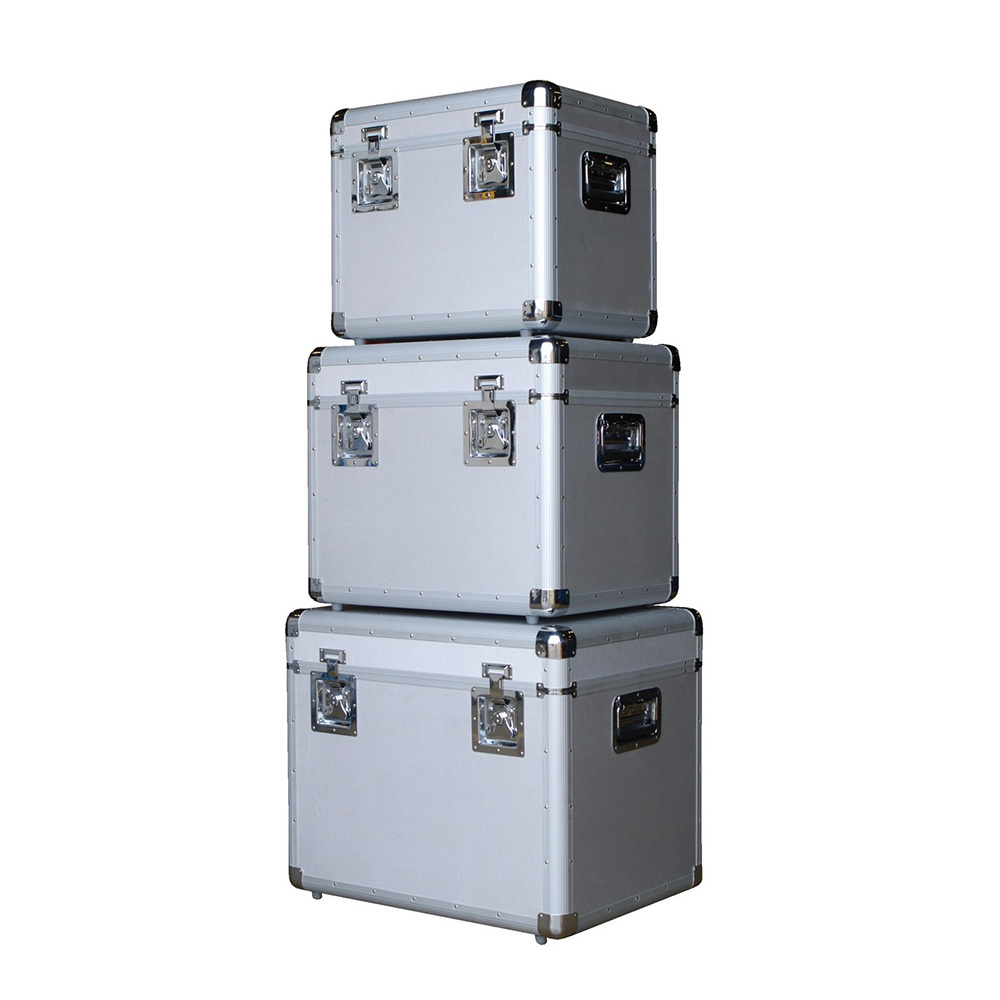 Aluminum Storage Case Set of 3