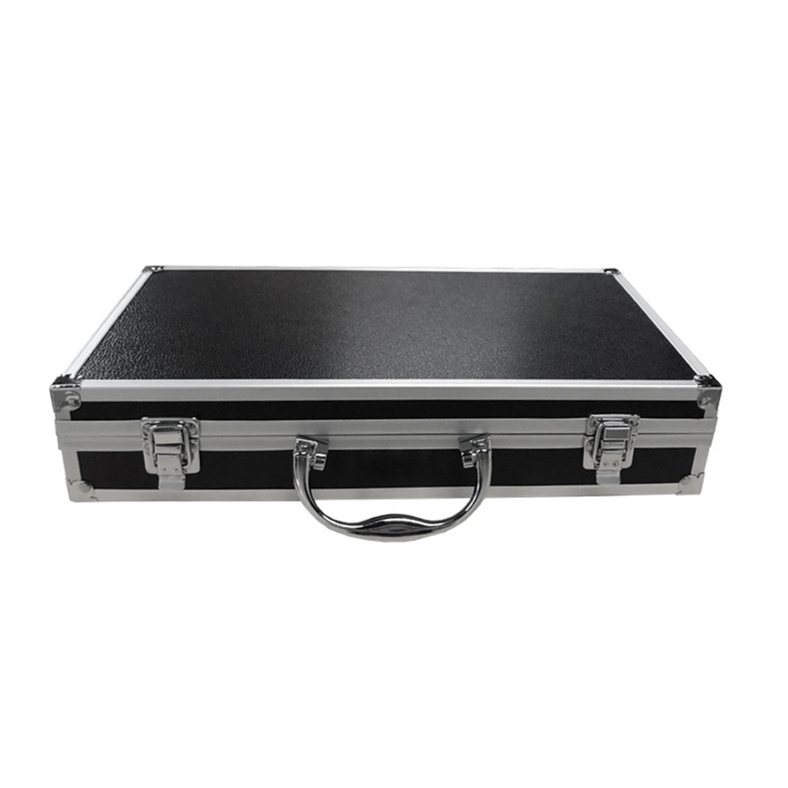 Portable Microphone Carrying Case Hard Shell Storage Mic Toolbox with Sponge