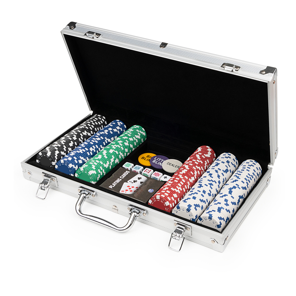 300-Piece Poker Set with Aluminum Carrying Case