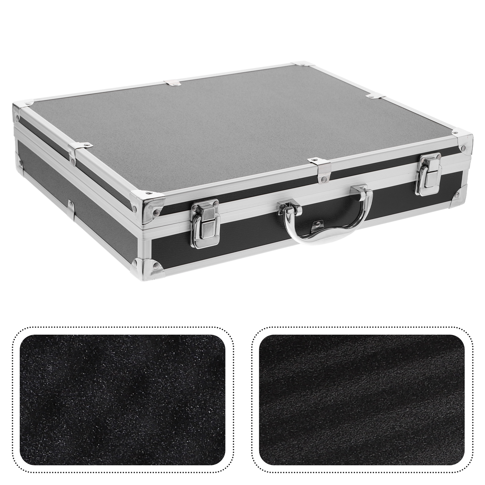 Lockable Flight Case Portable Aluminum Alloy Box Carrying Case Tools Container