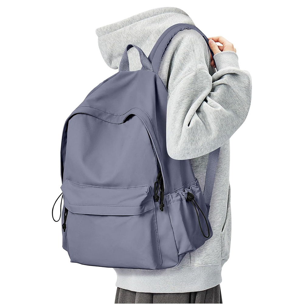 Stylish Waterproof Backpack for High School, College, Travel - 14-inch Laptop Compartment, Lightweight and Durable - Ideal for Teens, Men, Women