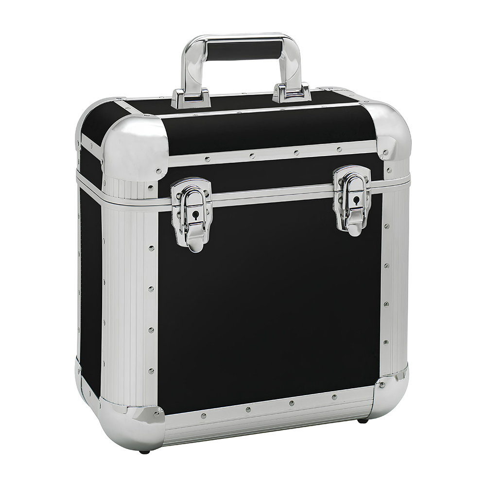 60 Record Case Black