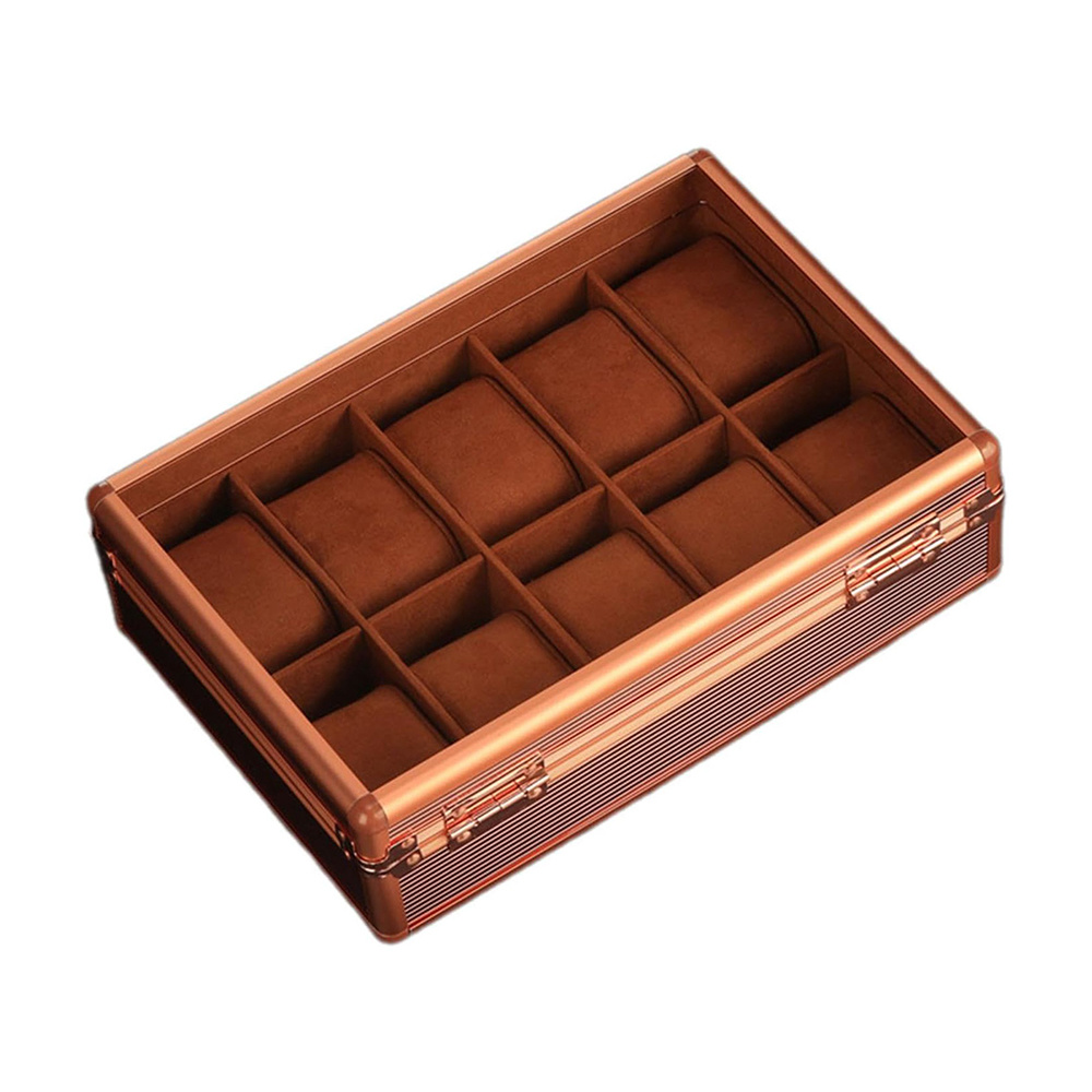 10 Slots Watch Case Organizer Watch Storage Display Box