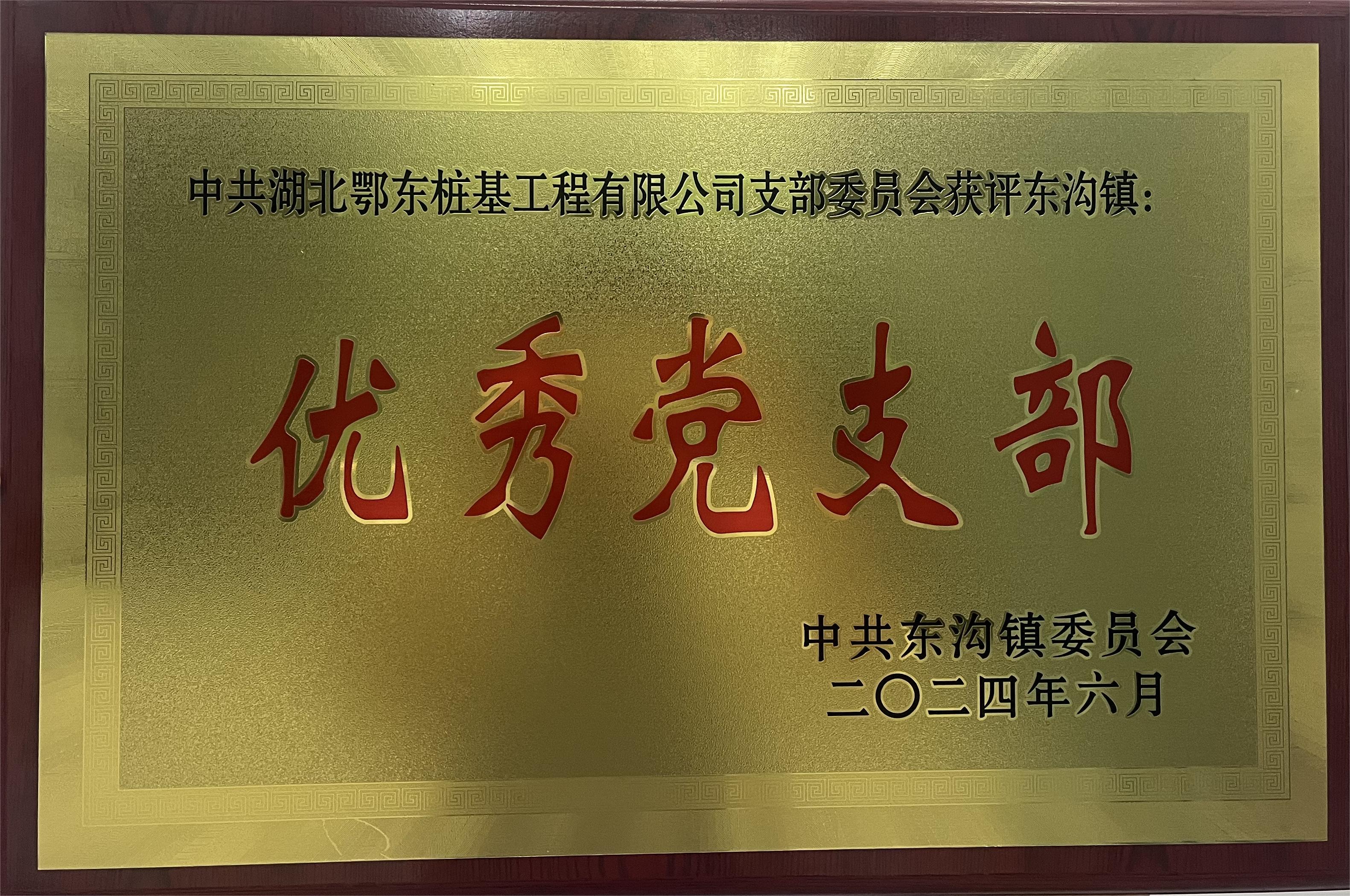 優(yōu)秀黨支部2024年