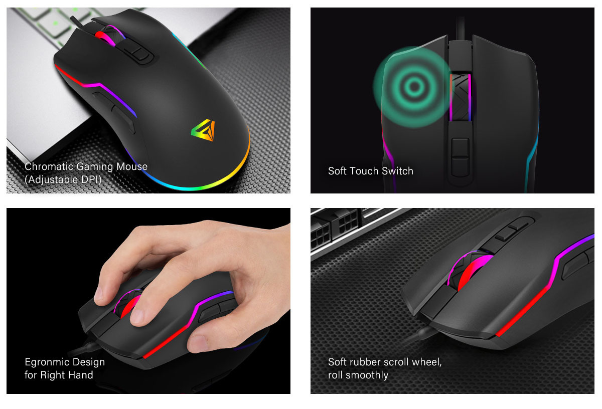 rgb gaming mouse factory