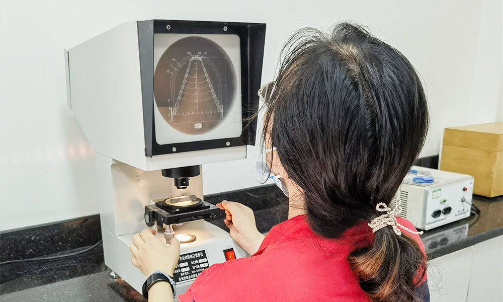 Notch Projection Inspection of Impact Specimen