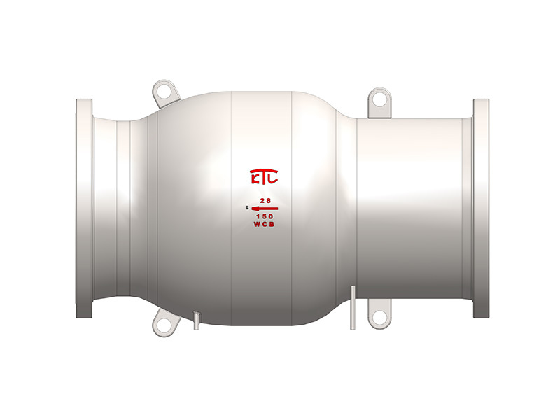 Ultra-low temperature axial flow check valve