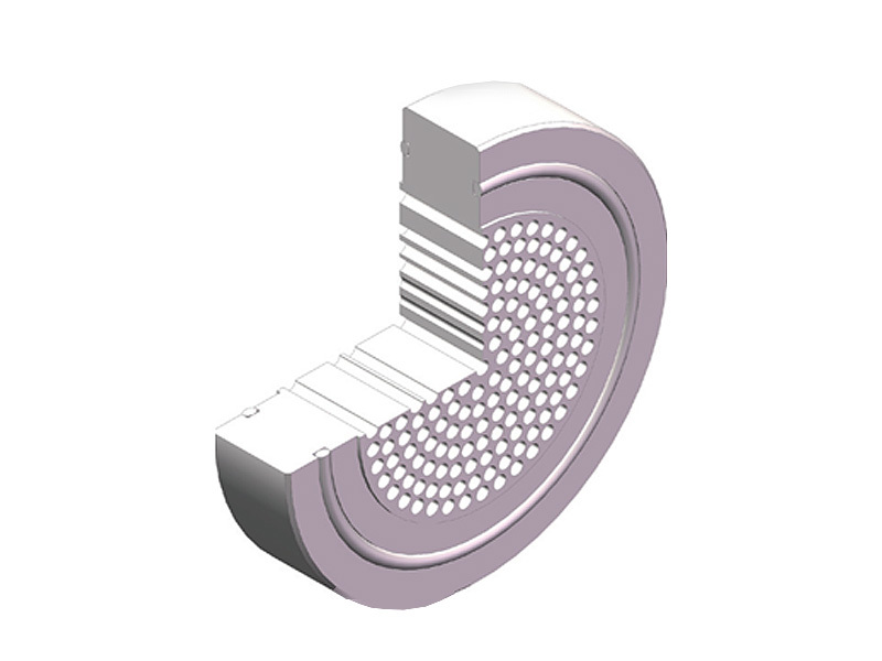 Plate gas rectifier