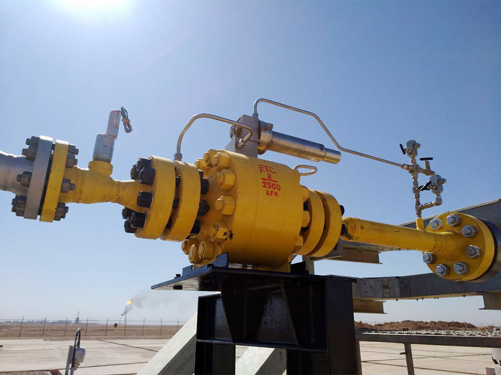 High-pressure water injection (high-pressure pilot-operated pressure relief valve) in Ahwaz oilfield, Iran