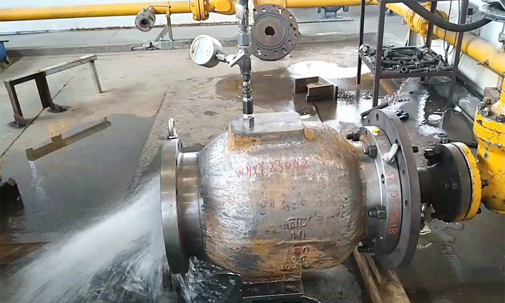 Dynamic test of nitrogen controlled pressure relief valve