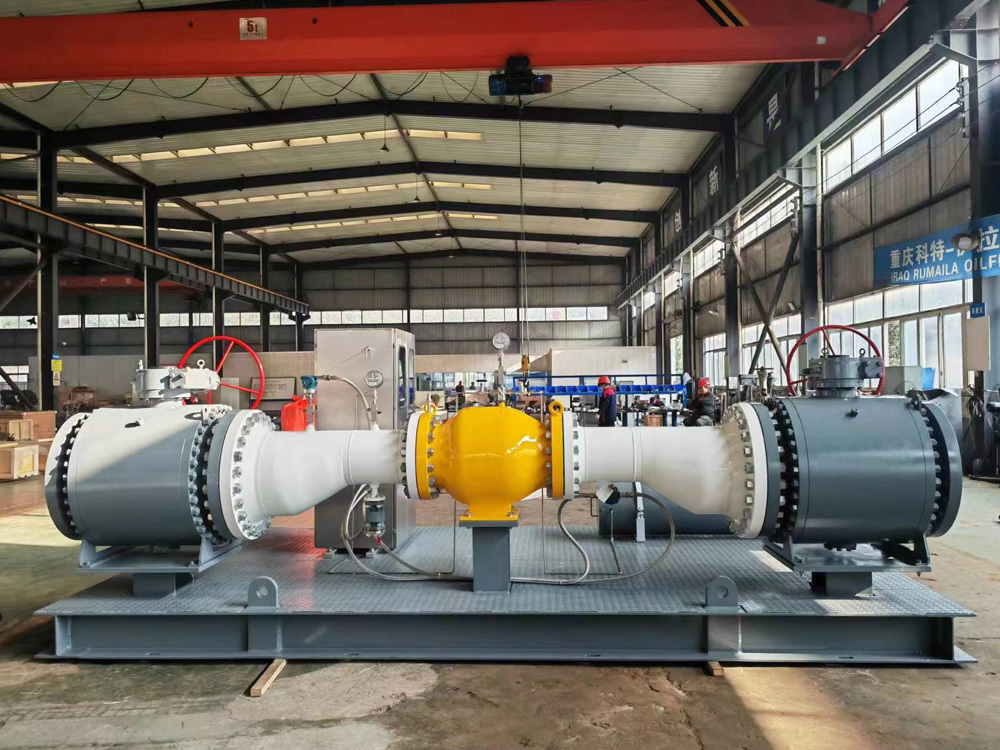 Tianjin Petrochemical nitrogen type water hammer pressure relief skid