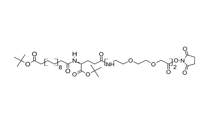 tBuO-C20-Glu(AEEA-AEEA-OSu)-OtBu