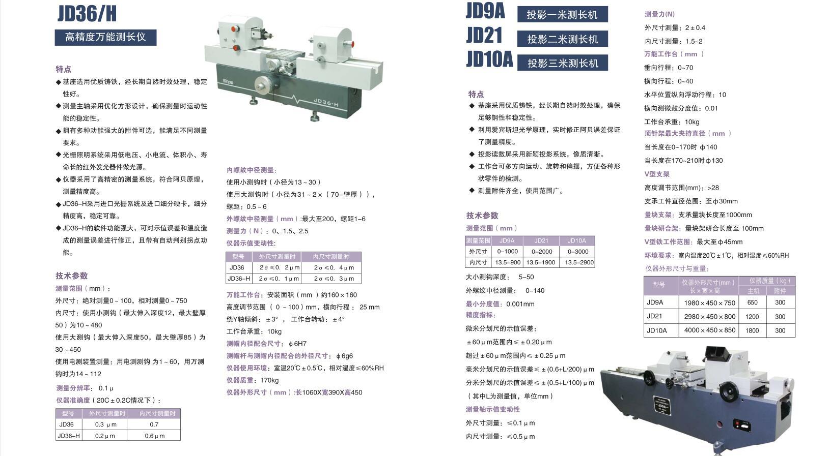 端度測量儀器系列