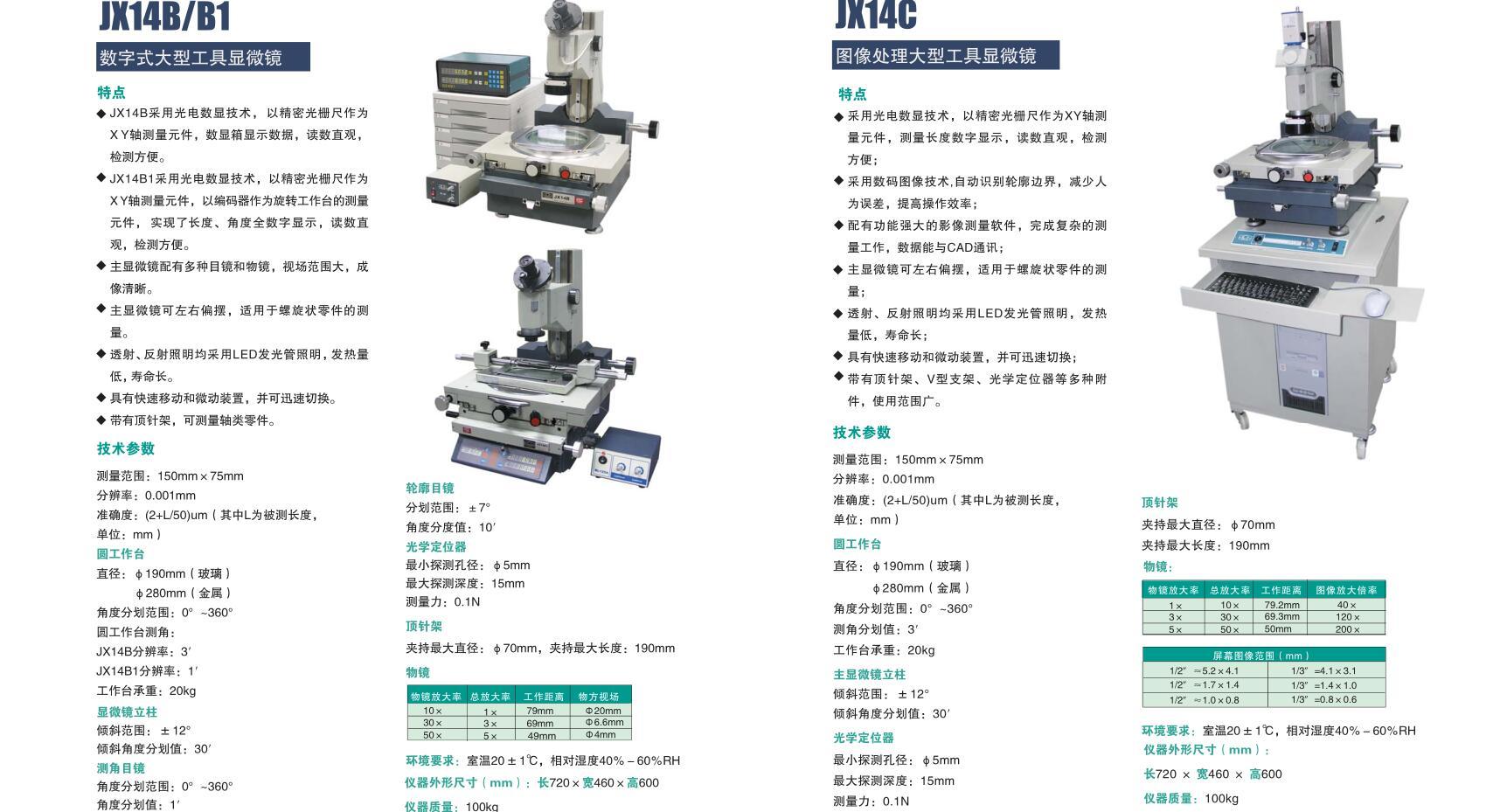 工具顯微鏡系列