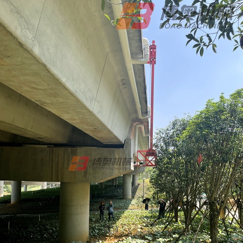 高速橋梁排水管安裝及橋底檢修平臺