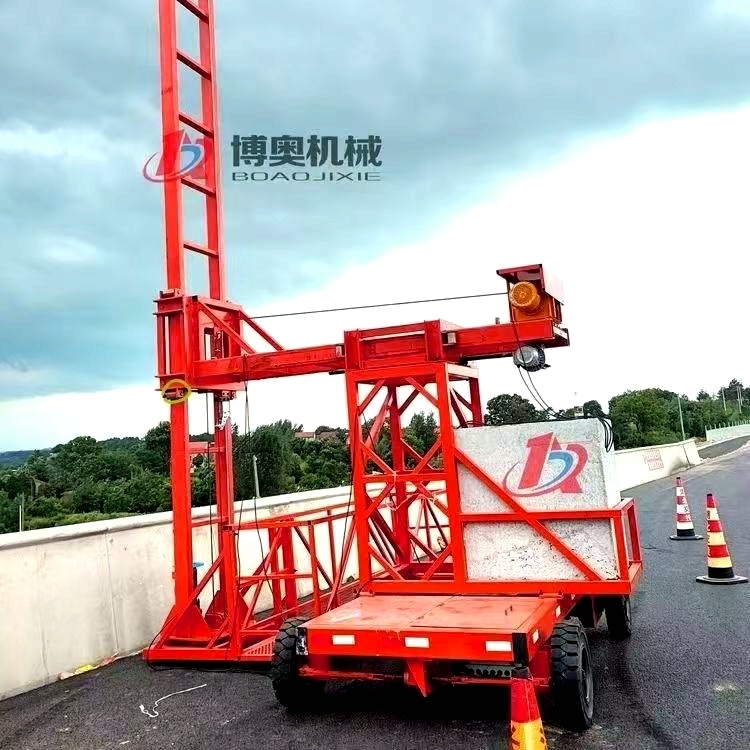 實用的橋梁排水管安裝施工臺車