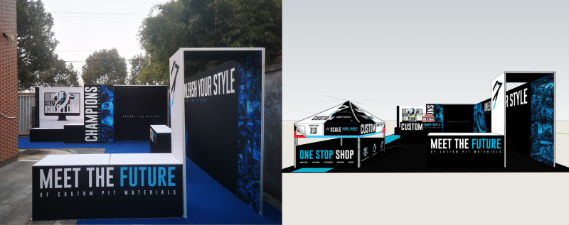 customized booth