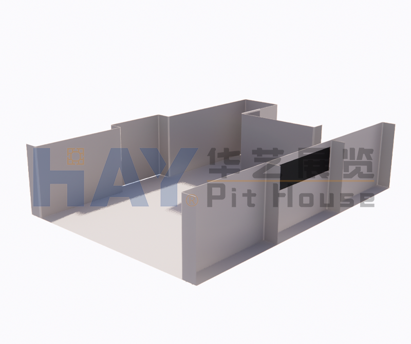 6*9m带灯条摩托车队赛事停放维修空间PIT HOUSE