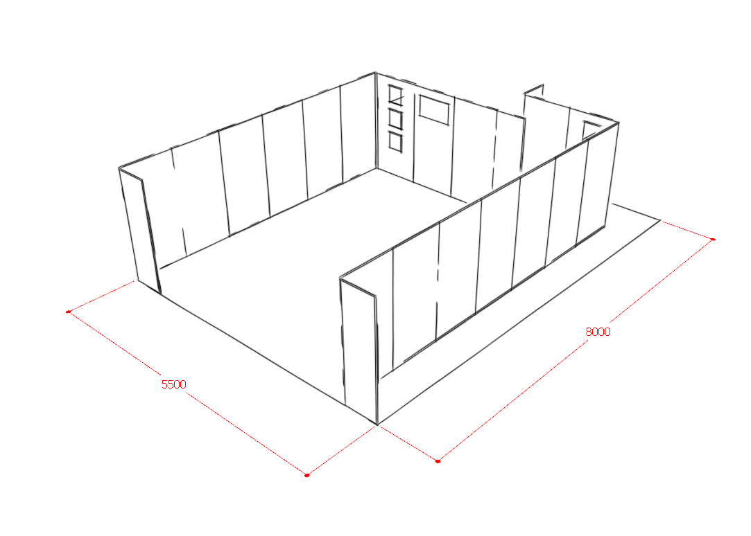 5.5*8m motorcycle team event parking and maintenance space PIT HOUSE