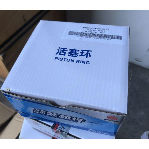 Запасные части двигателя Weichai WD615 WD618 WP10, поршневые кольца 612600030051