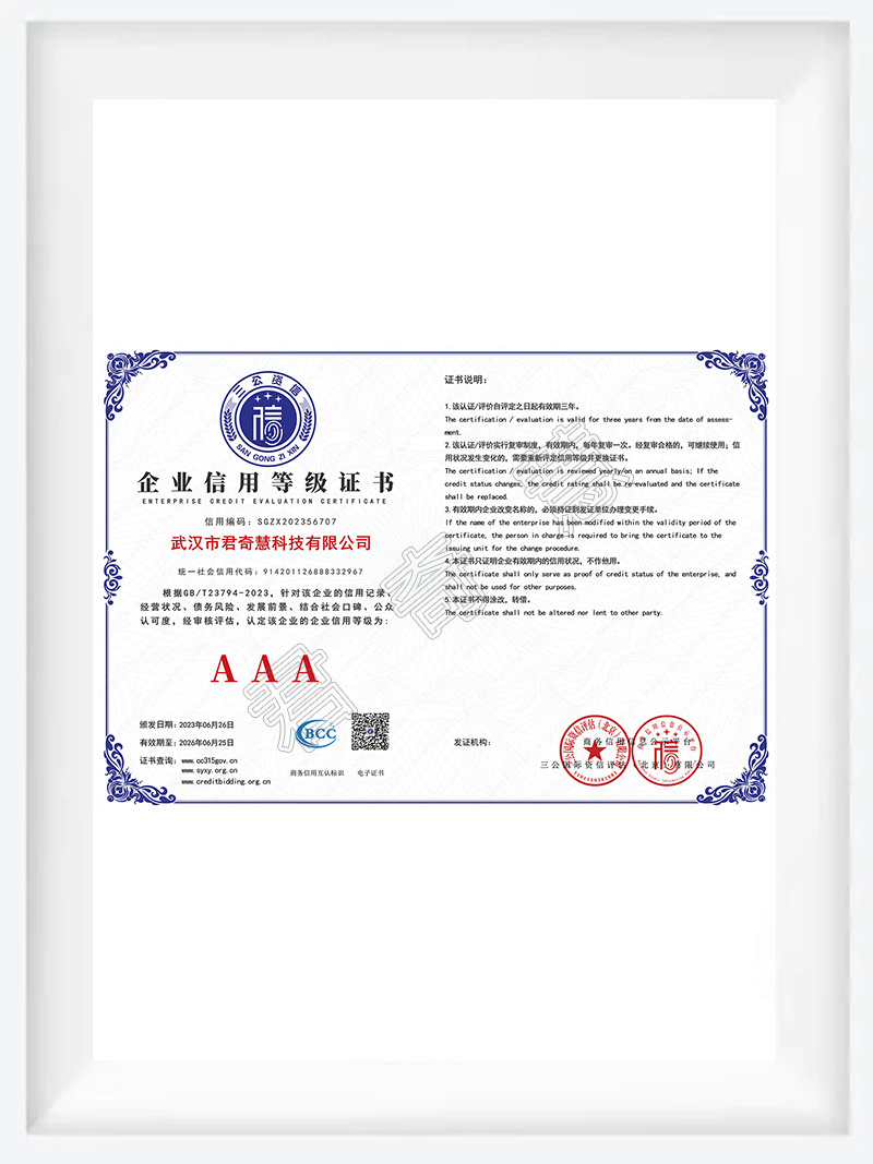 Enterprise Credit Rating Certificate