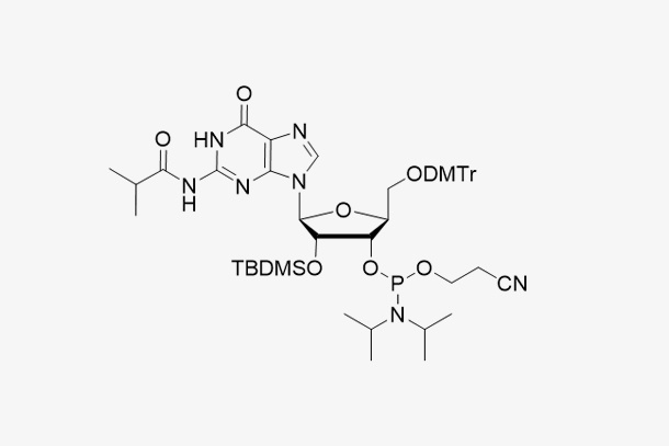 5'-O-DMTr-2'-O-TBDMS-L-G(iBu)-3'-CE