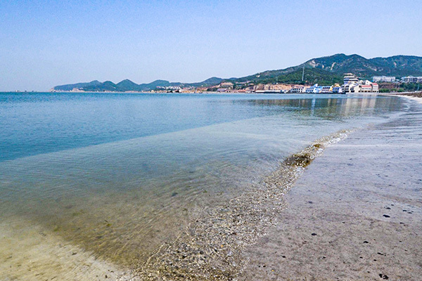 西海岸西側(cè)海邊砼路面