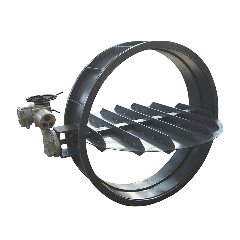 Round Steel Butterfly Damper
