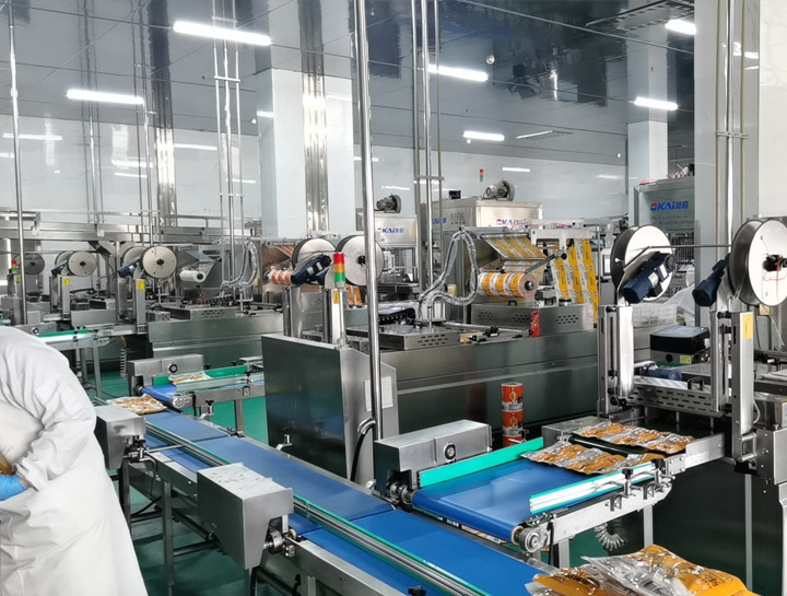 Product advantages of automatic double-sided stretch film vacuum packaging machine