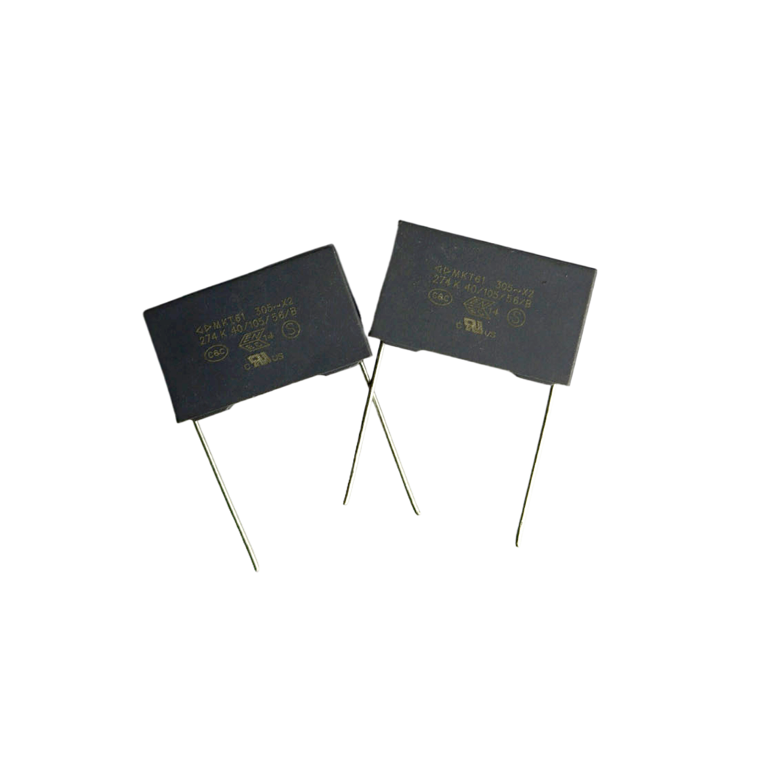 C26 金属化聚丙烯膜抗干扰电容器(X2类, 305Vac/275Vac,小型化) C26 金属化聚丙烯膜抗干扰电容器(X2类, 305Vac/275Vac,小型化)