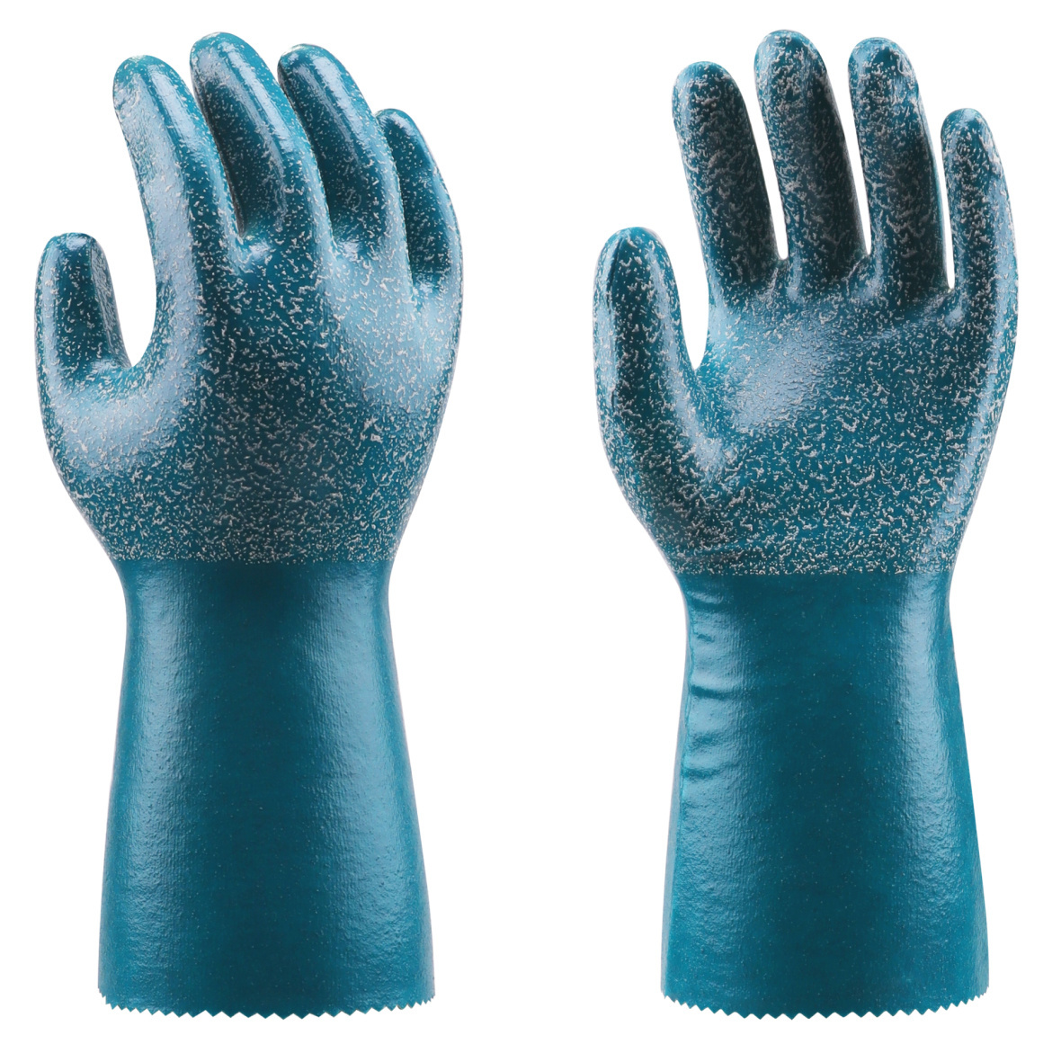 Cotton Interlock Nitrile Granular Gloves,EN388 3111X,EN374-3:JKL,EN374-5