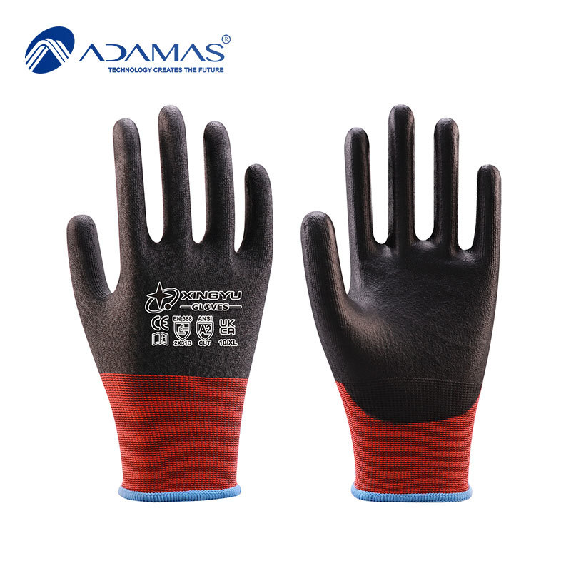 21 GAUGE，Adamas，Polyurethane Smooth,EN388  2x31b ,ANSI CUT A4