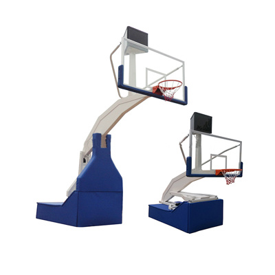 FIBA standard Electro Hydraulic Height Adjustable Basketball Stand