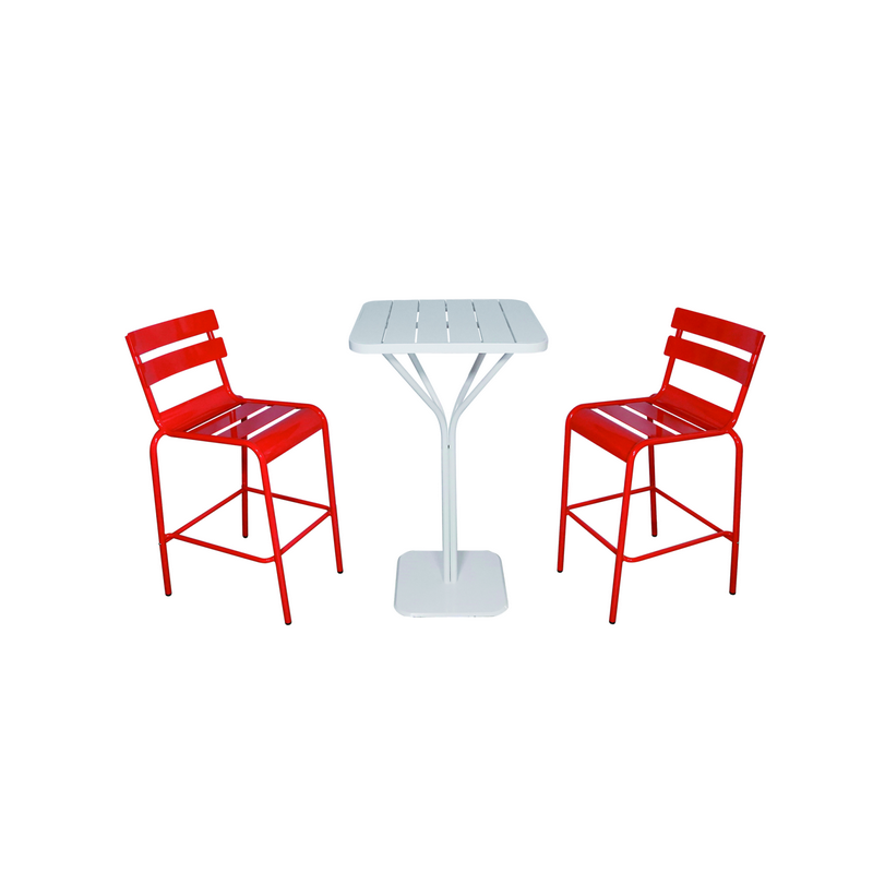 Aluminium High Table And High Chair Aluminium High Table And High Chair