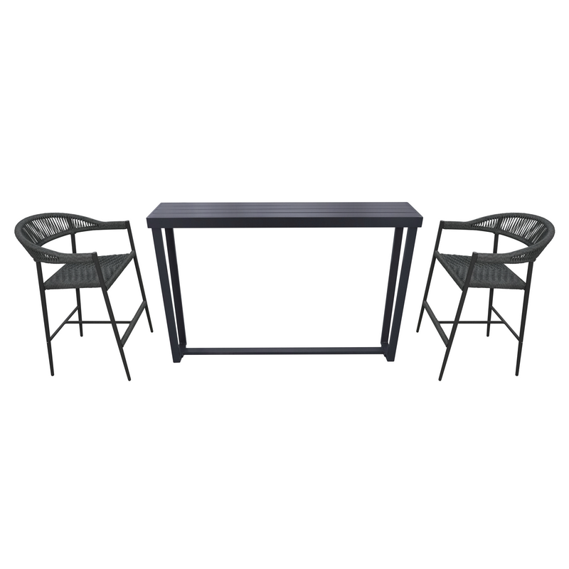 Aluminium High Table And High Chair Aluminium High Table And High Chair
