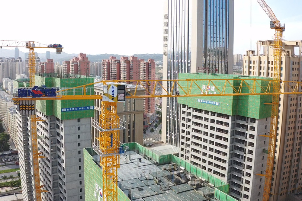 晋塔塔式起重机助力兰州海鸿•喜悦府项目建设