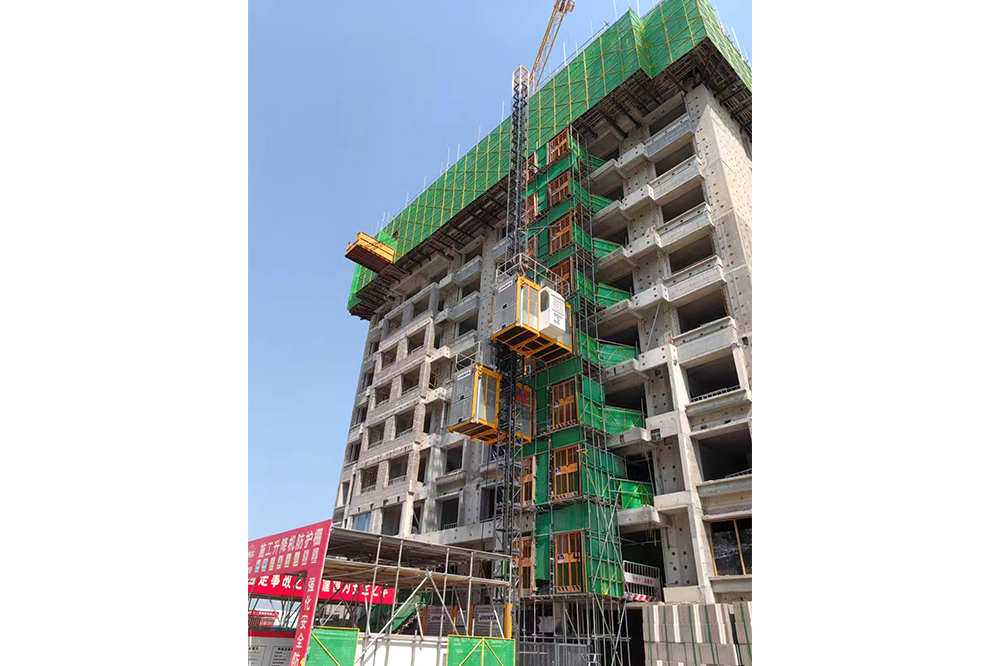 晉塔施工升降機參建西安市雁塔區(qū)杜城村城棚改項目DK2一標段安置樓項目