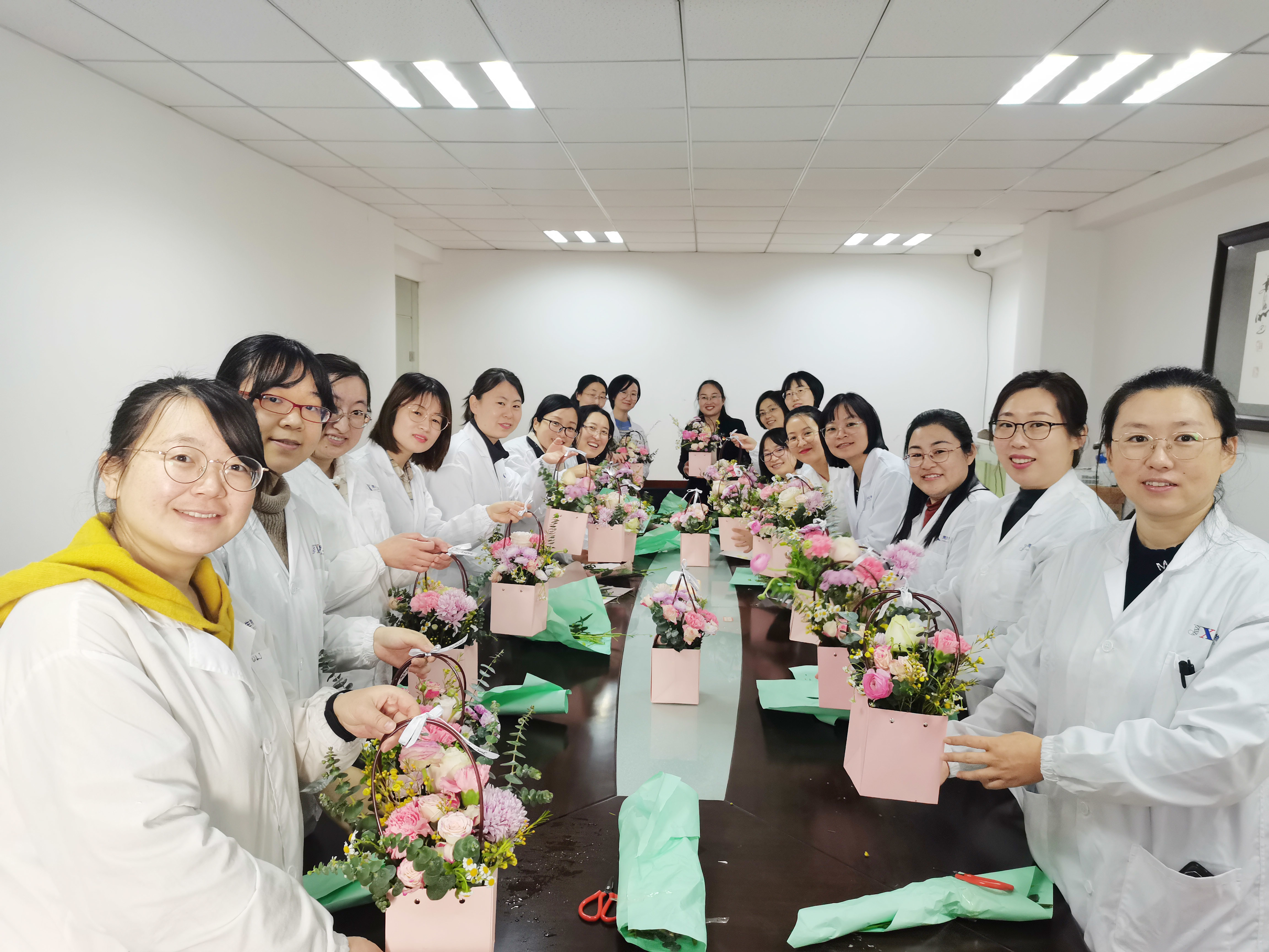 雋秀生物女神節插花活動