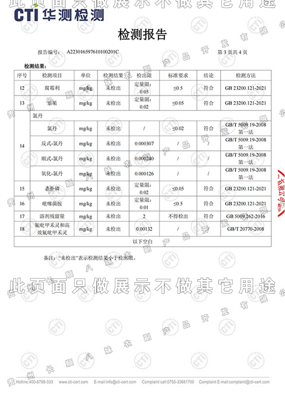 熊八妹花生油檢測(cè)報(bào)告