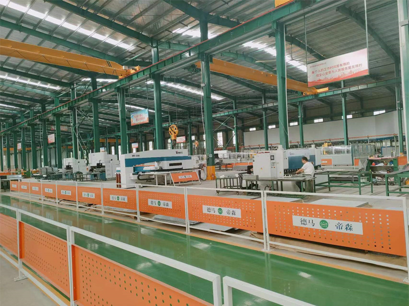 Automatic door panel production line