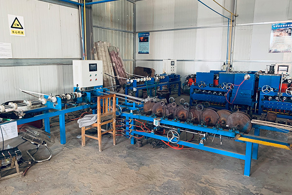 The tube singeing machine The tube singeing machine
