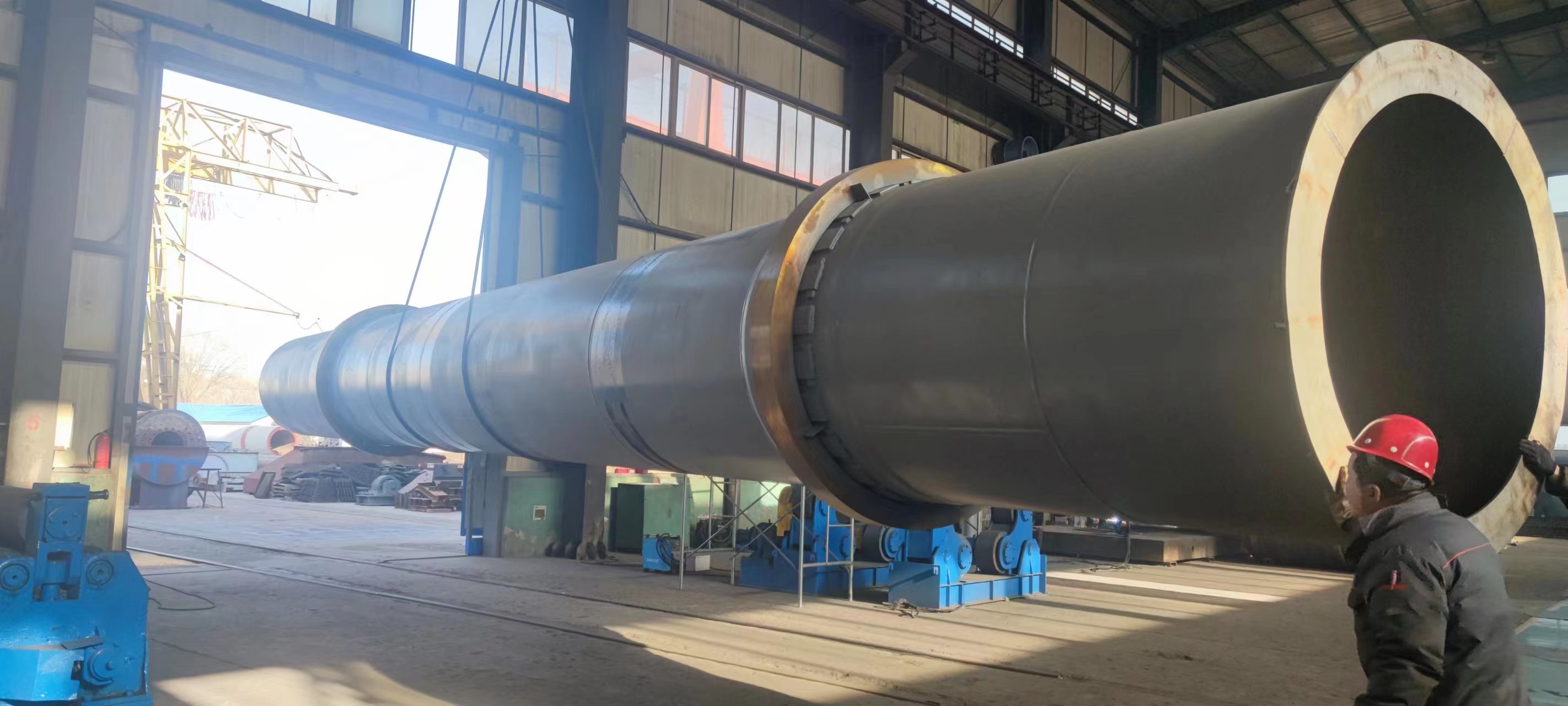 φ1.8x20 meters rotary kiln delivery