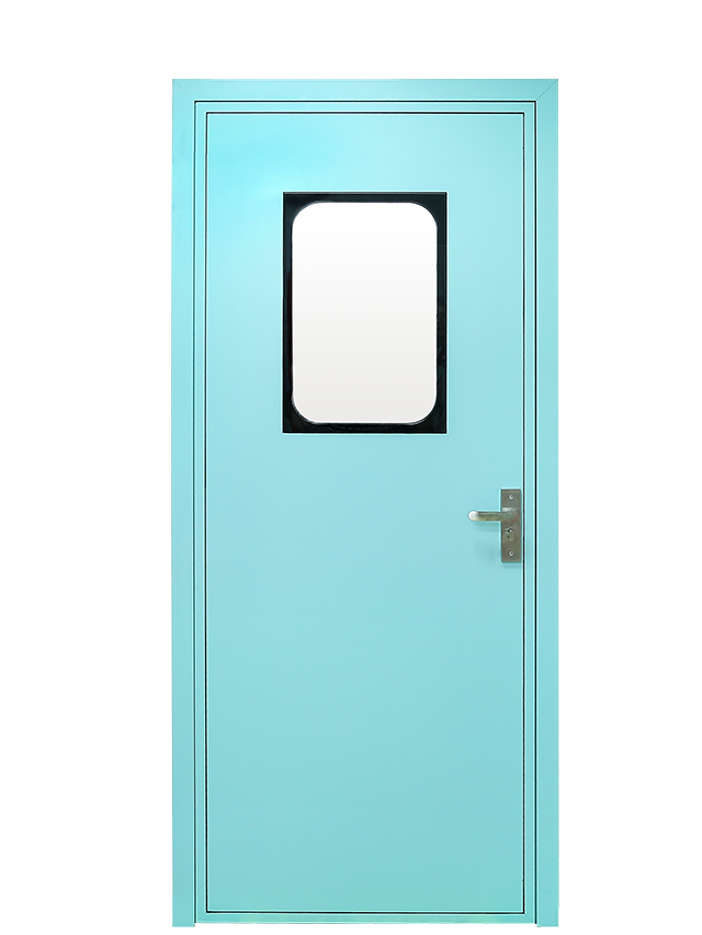 YT-LHB aluminum alloy clad frame color steel plate clean door