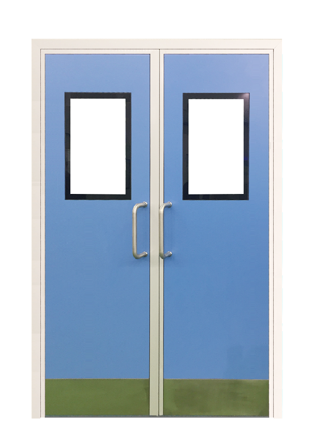 Aluminum alloy frame melamine ester panel door