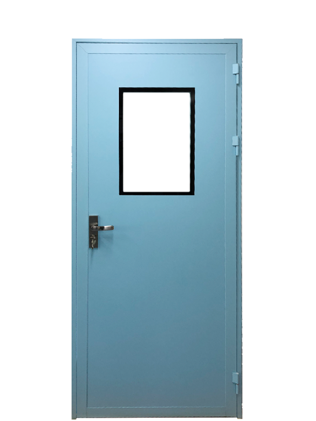 YT-LHB aluminum alloy clad frame color steel plate clean door